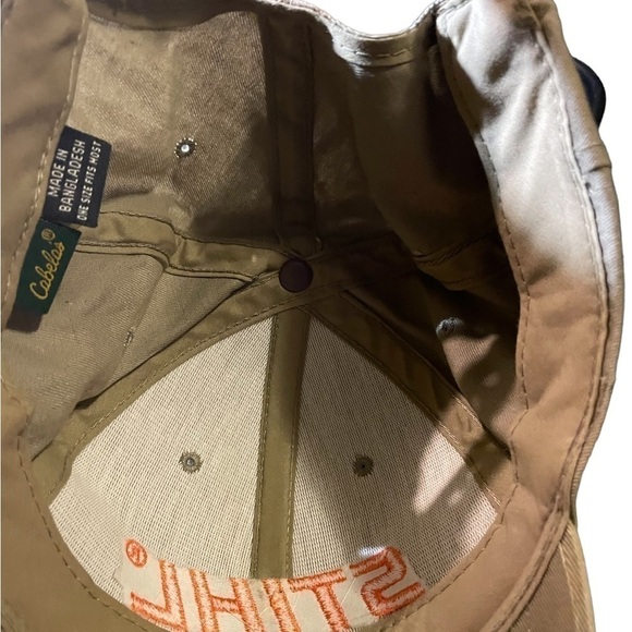 Cabela’s STIHL Tan Orange Hat Good condition​​​ - Picture 4 of 4